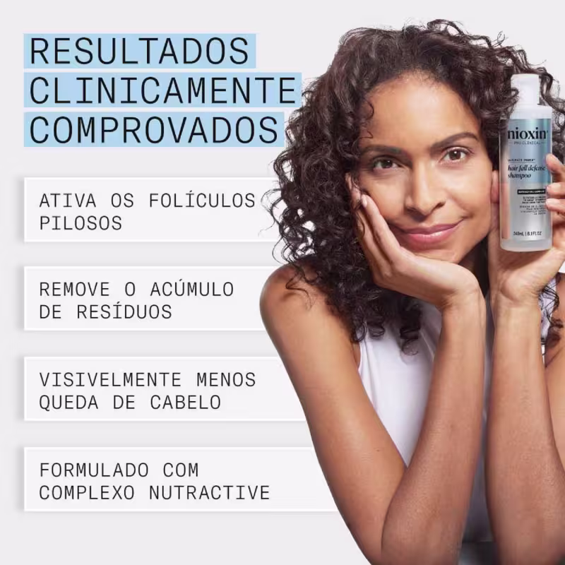 Kit Nioxin Anti- Hair Loss Shampoo & Night Density Rescue (2 Produtos)