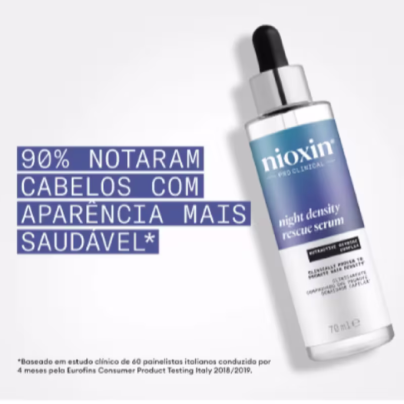 Kit Nioxin Anti- Hair Loss Shampoo & Night Density Rescue (2 Produtos)