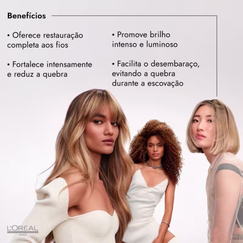 Kit L'Oréal Professionnel Absolut Repair Protein + Omega-9 Vitamino Color Salon (4 Produtos)