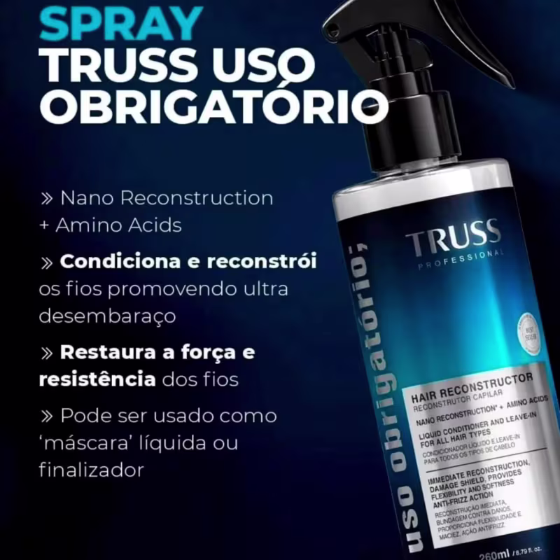 Duo TRUSS Uso Obrigatório Hair Reconstructor for Travel (2 Produtos)