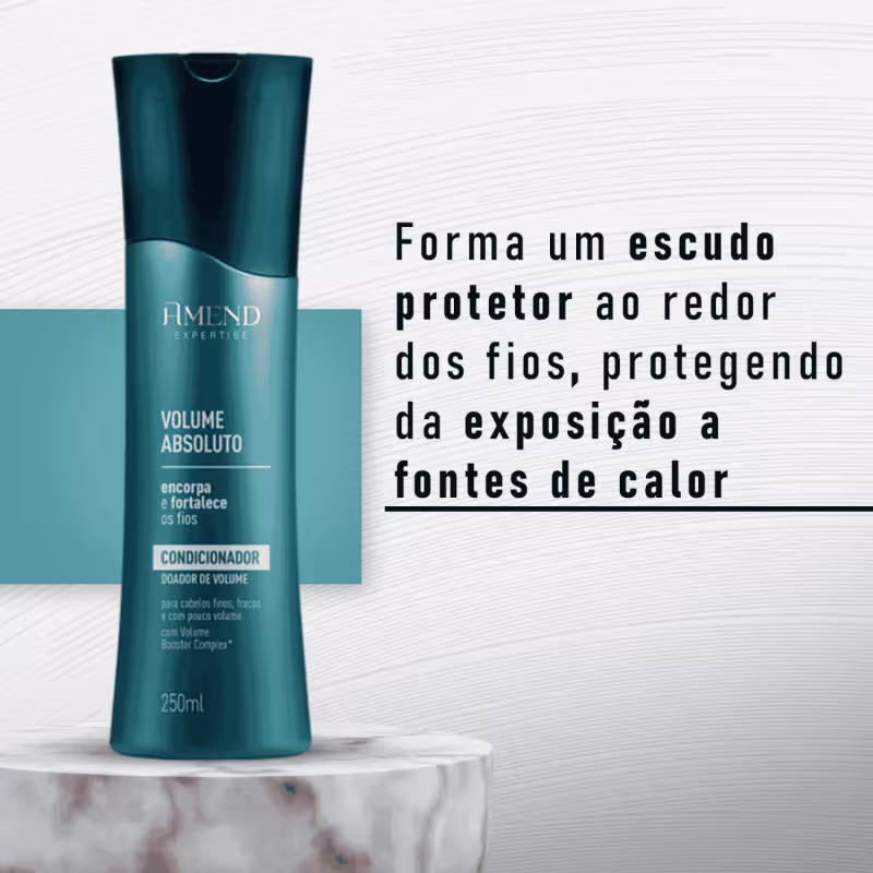 Kit Amend Volume Absoluto Volume Shampoo Cond Máscara