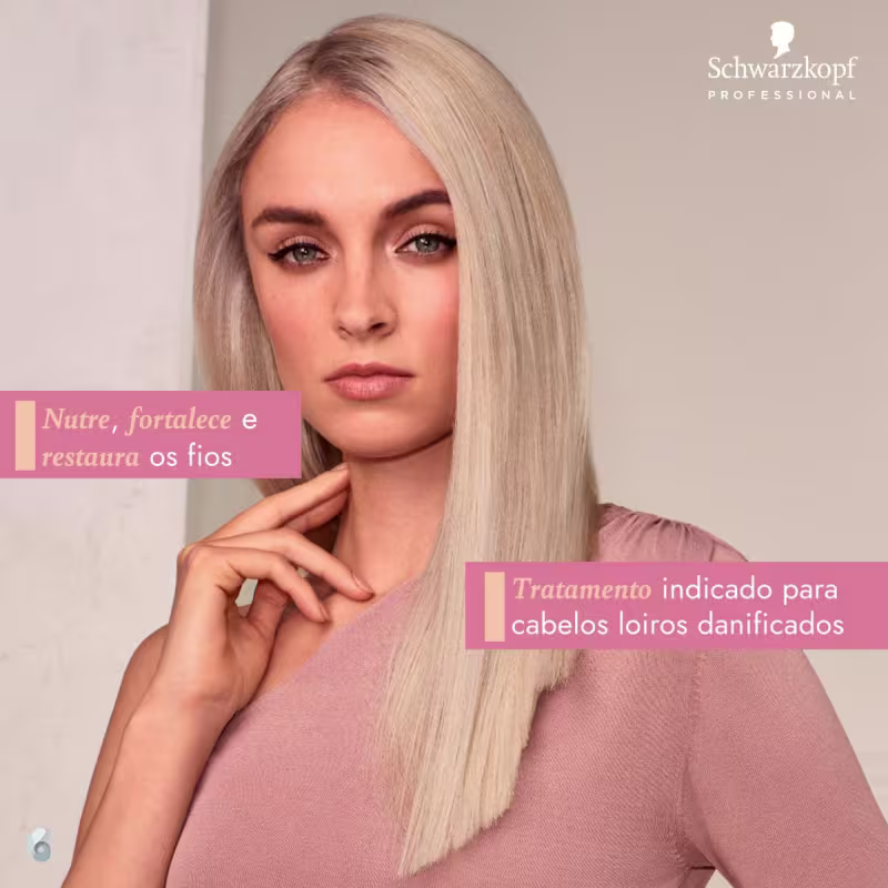 Kit Schwarzkopf Professional BlondMe All Blondes Light Mini (2 Produtos)