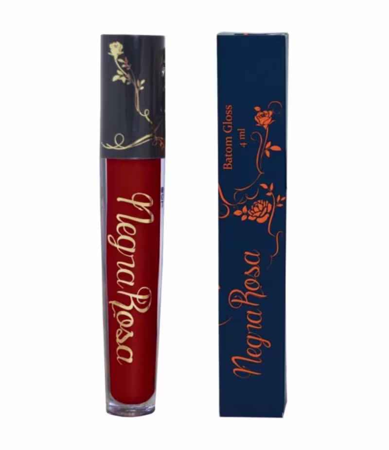 Negra Rosa Aza - Batom Líquido 4ml