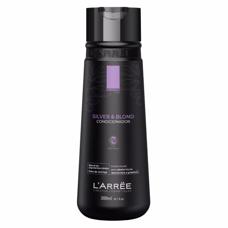 L'ARRËE Silver & Blond Condicionador Cabelo Louro e Grisalho Vegano 300ml