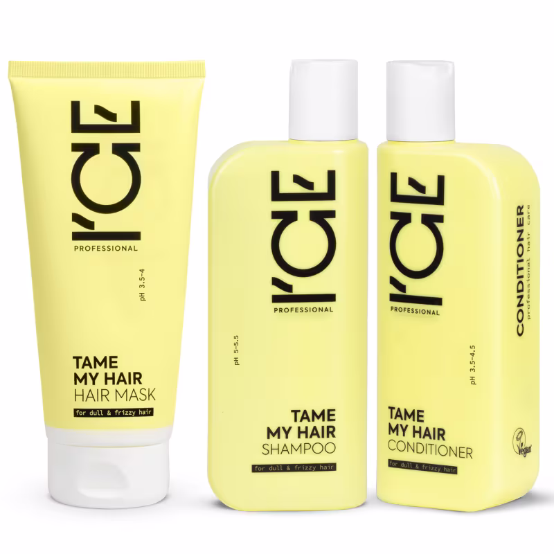 Ice kit Tame My Hair Shampoo condicionador e Mask
