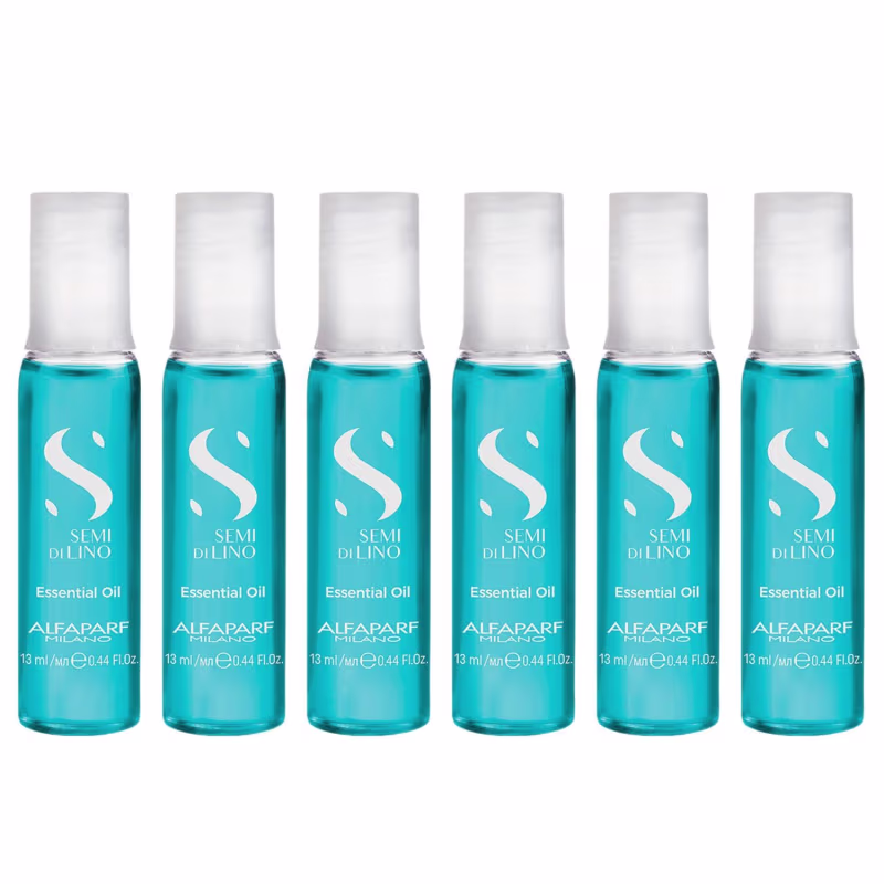 Ampola Alfaparf Semi Di Lino Essential Oil - kit 6 unidades