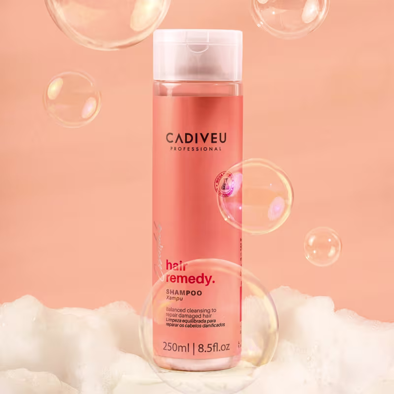 Kit Cadiveu Professional Hair Remedy Shampoo Condicionador e Ampola (3 produtos)