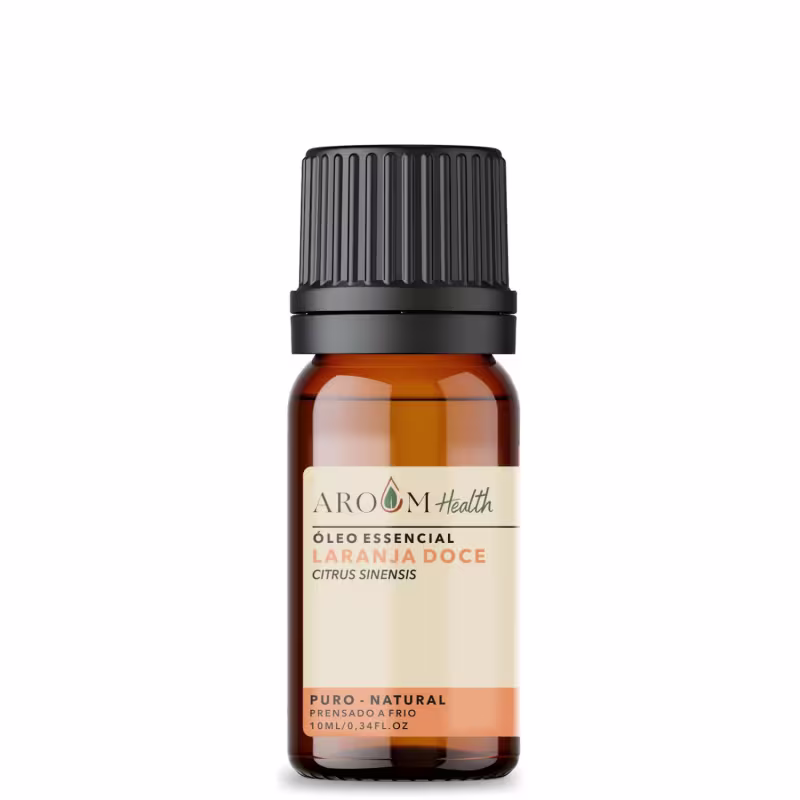 Óleo Essencial Laranja Doce, da marca Aroom Aromaterapia.