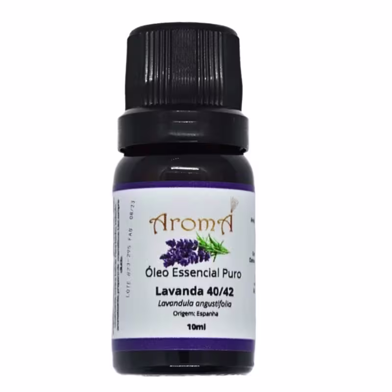 Óleo Essencial de Lavanda 40/42 Aromá 10 ml