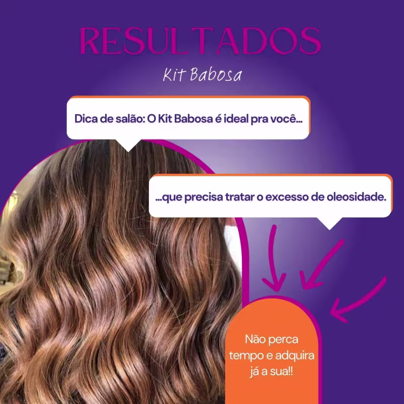 Shampoo e Condicionador Babosa Nutrição Lavatório - 2 Litros e Máscara Hidratante - 1 Kg 