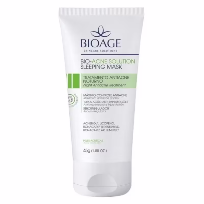 Bioage Bio-Acne Solution - Tratamento Antiacne Noturno 45g