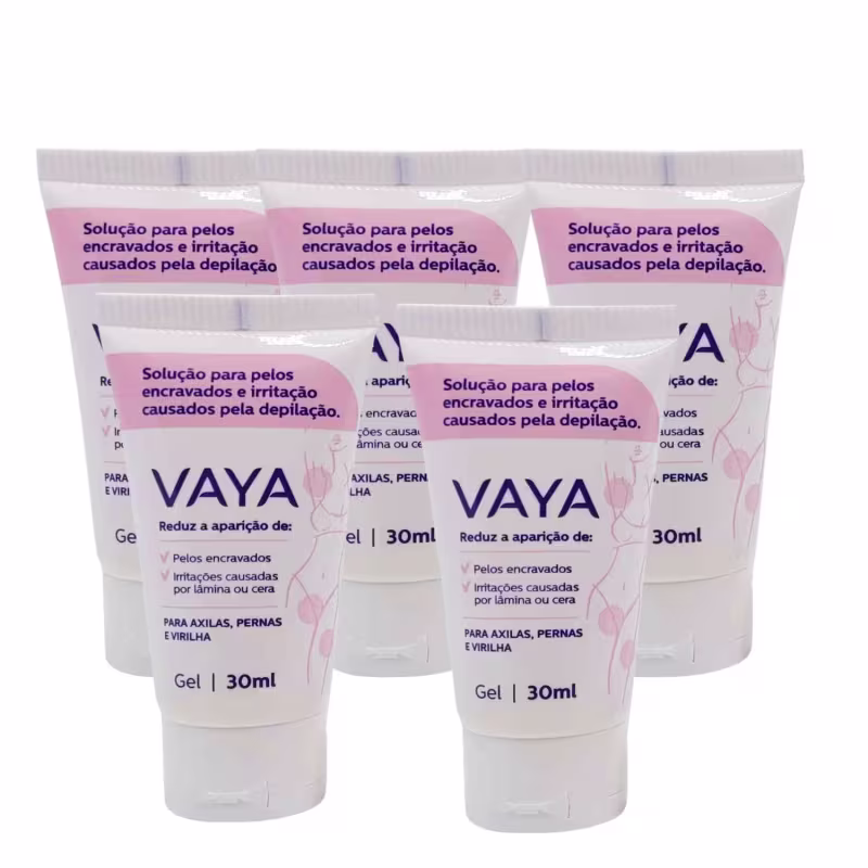 Kit Vaya Tratamento Contra Foliculite Mulher (5 Unidades)