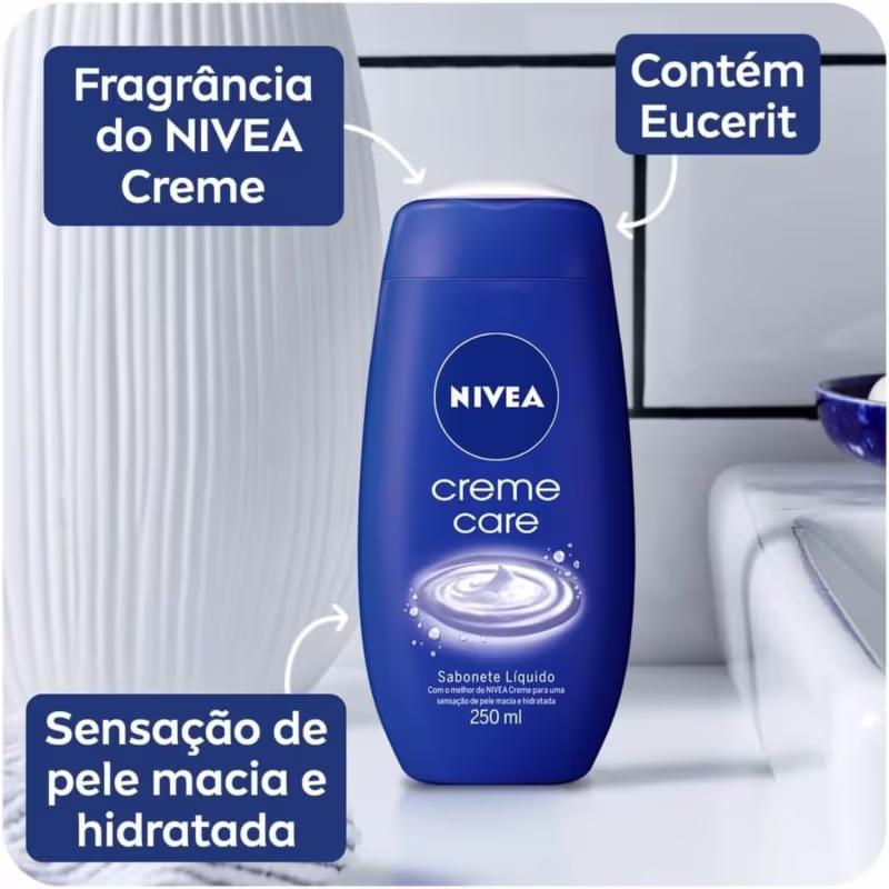 Kit Nívea Loção Hidratante 200ml + Sabonete Liquido 250ml
