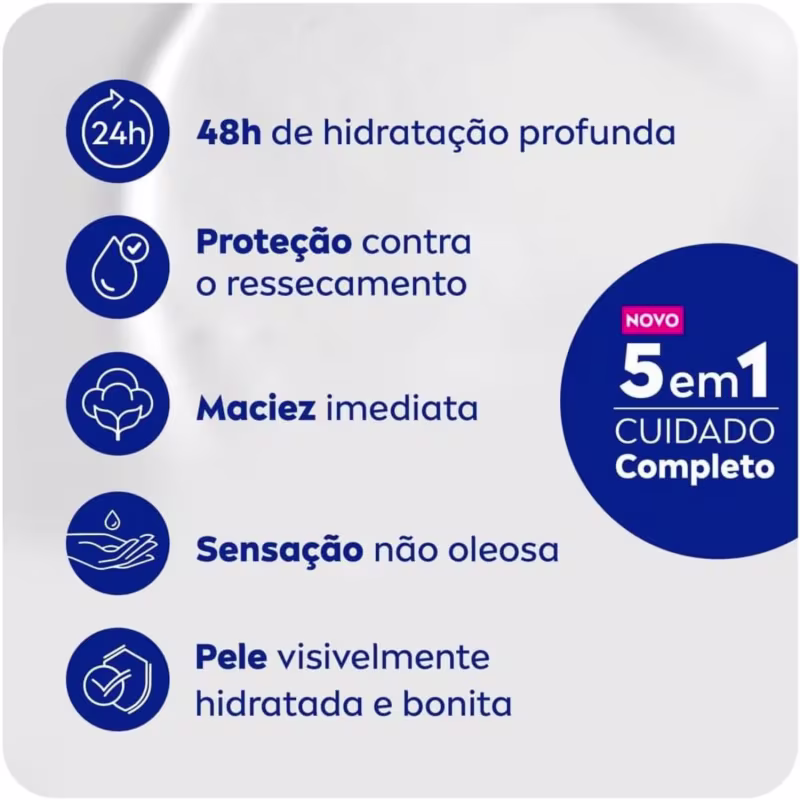 Kit Nívea Loção Hidratante 200ml + Sabonete Liquido 250ml