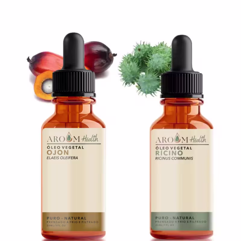 Kit terapia capilar natural - Óleos vegetal Ojon e Rícino ( Castor ) 