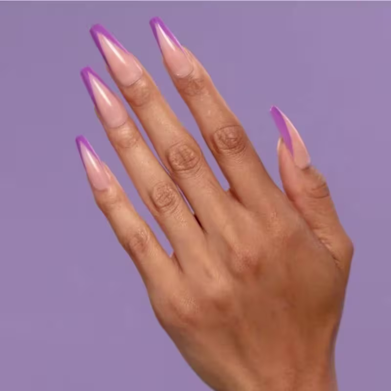 Unhas Postiças Kiss Ny Gel Extend Bailarina Com 24un Gn02b