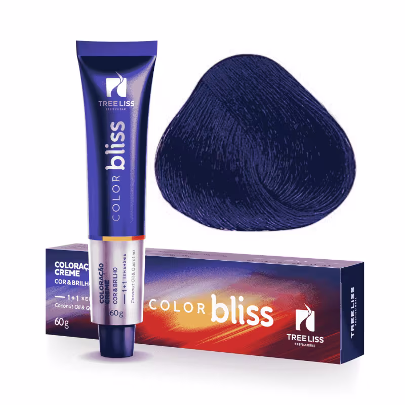 TreeLiss Profissional Color Bliss Azul - Corretor de Coloração 60g