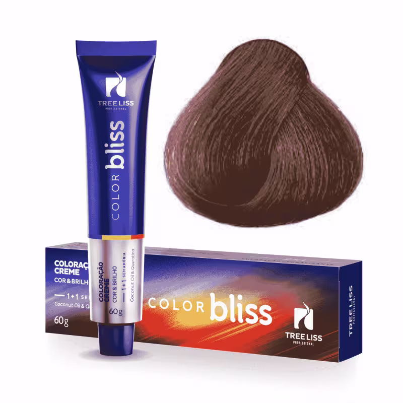 TreeLiss Profissional Color Bliss 8.3 Louro Claro Dourado - Tonalizante Capilar 60g