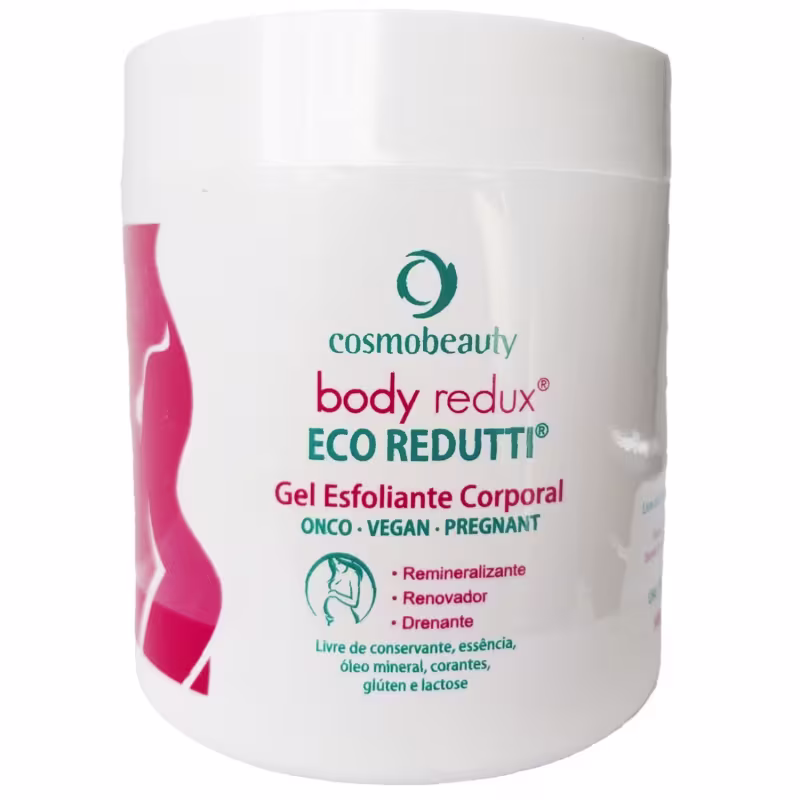 Body Redux Eco Redutti, Cosmobeauty, Esfoliante Corporal Drenagem Redução Celulite  Gestantes 500g