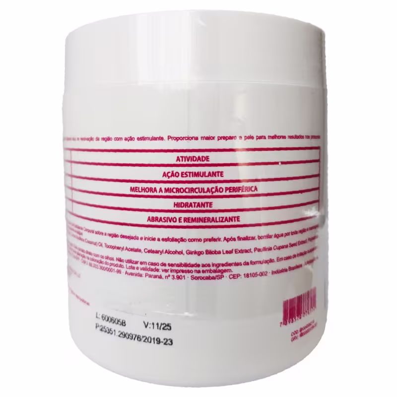 Body Redux Eco Redutti, Cosmobeauty, Esfoliante Corporal Drenagem Redução Celulite  Gestantes 500g