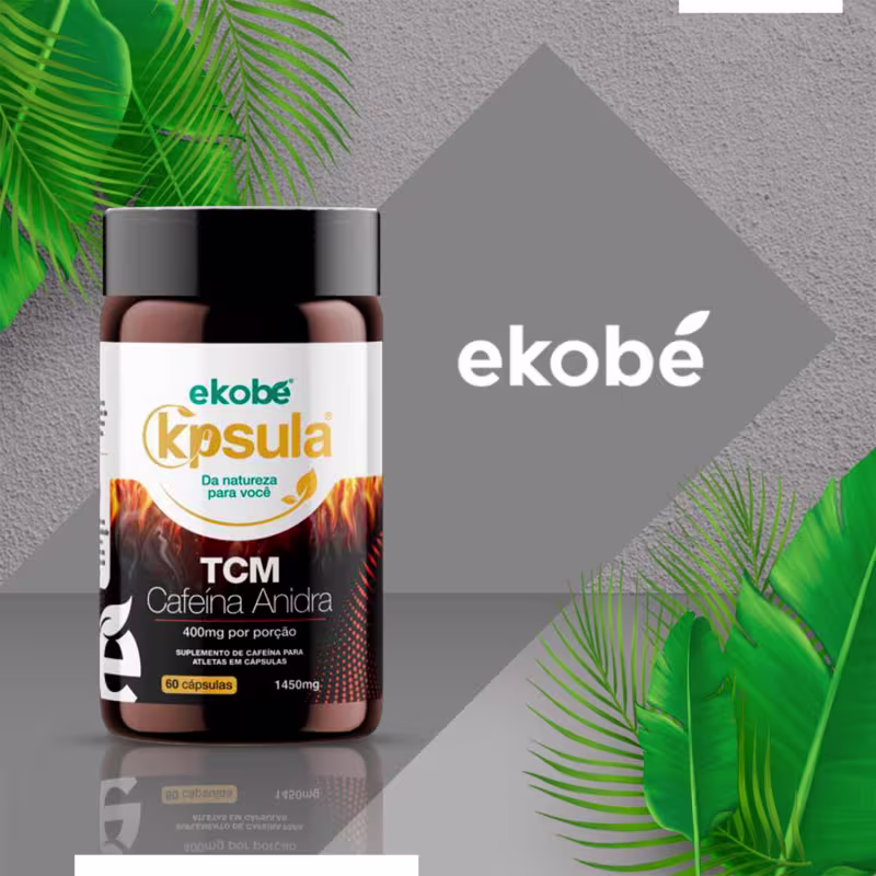 Ekobé K'psula TCM e Cafeína Anídra - Suplemento Vitamínico (60 Cápsulas)