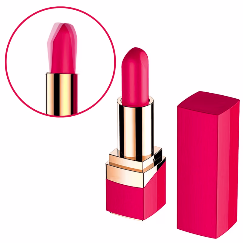 Vibrador em Formato de Batom Recarregável