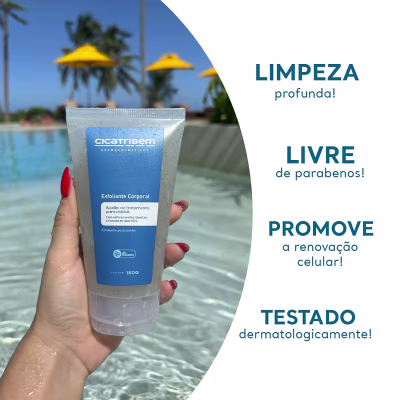 Kit Cicatribem Esfoliante Corporal Antiestrias Quarteto (4 Unidades)