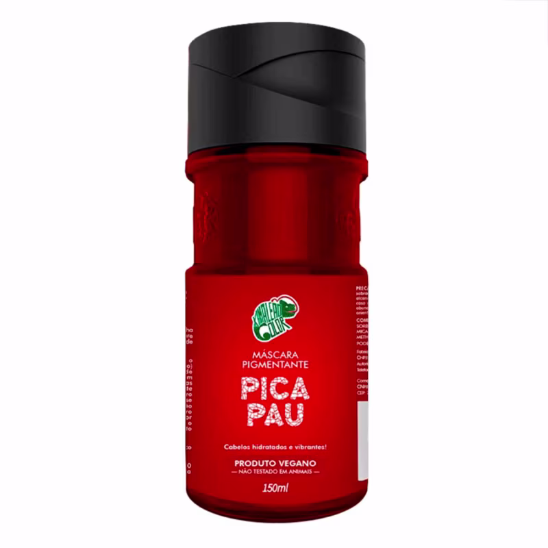 Máscara Pigmentante Capilar Kamaleão Color Pica Pau, 150ml.