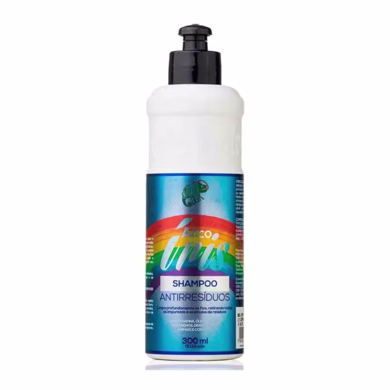 Shampoo Antirresíduos Kamaleão Color Arco-Íris, 300ml.