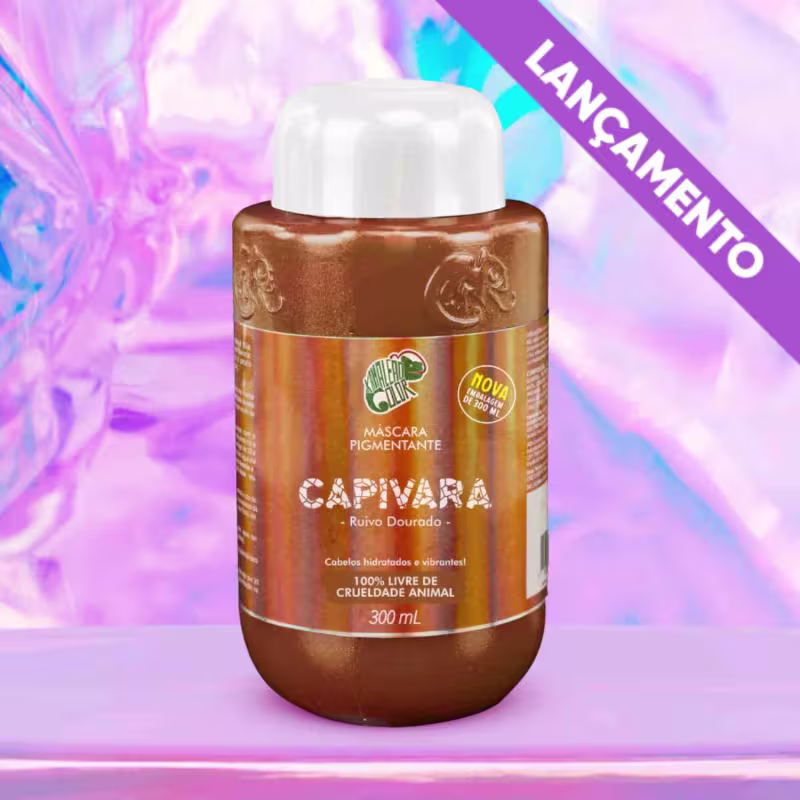 Máscara Pigmentante Capilar Kamaleão Color Capivara, 300ml.