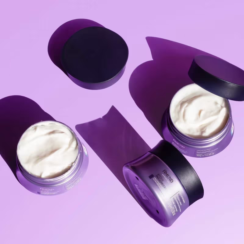Kit Máscara Reconstrução Intensificadora Amend Expertise Pós Progressiva 300g e Pente Beauty Secret