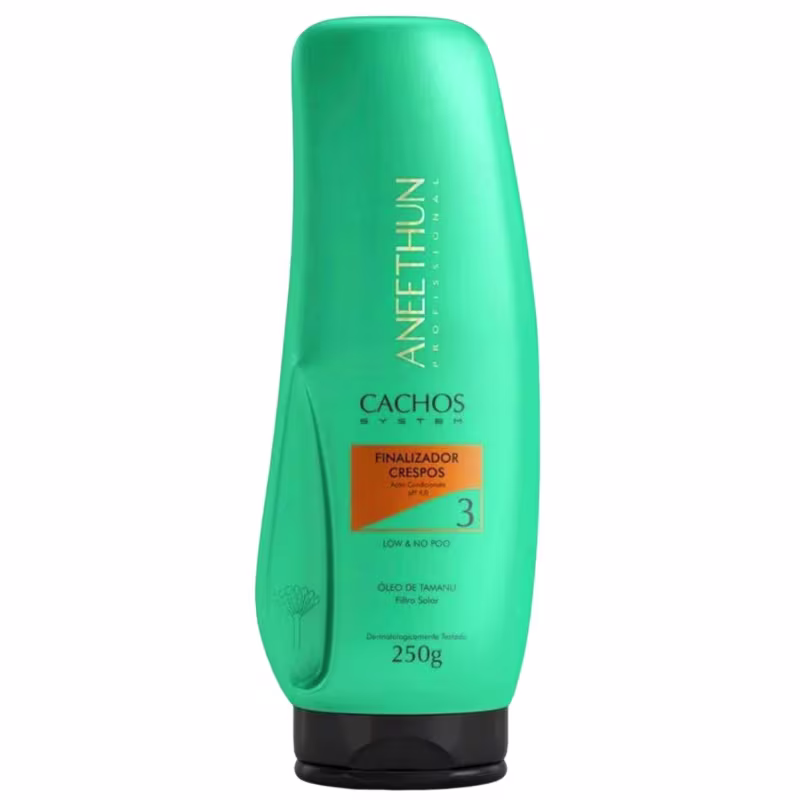 Kit Co Wash Gelatina E Finalizador Crespos Aneethun Cachos