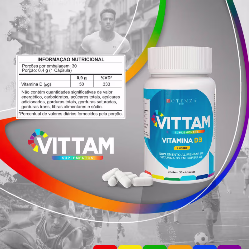 A imagem mostra a tabela nutricional do produto.