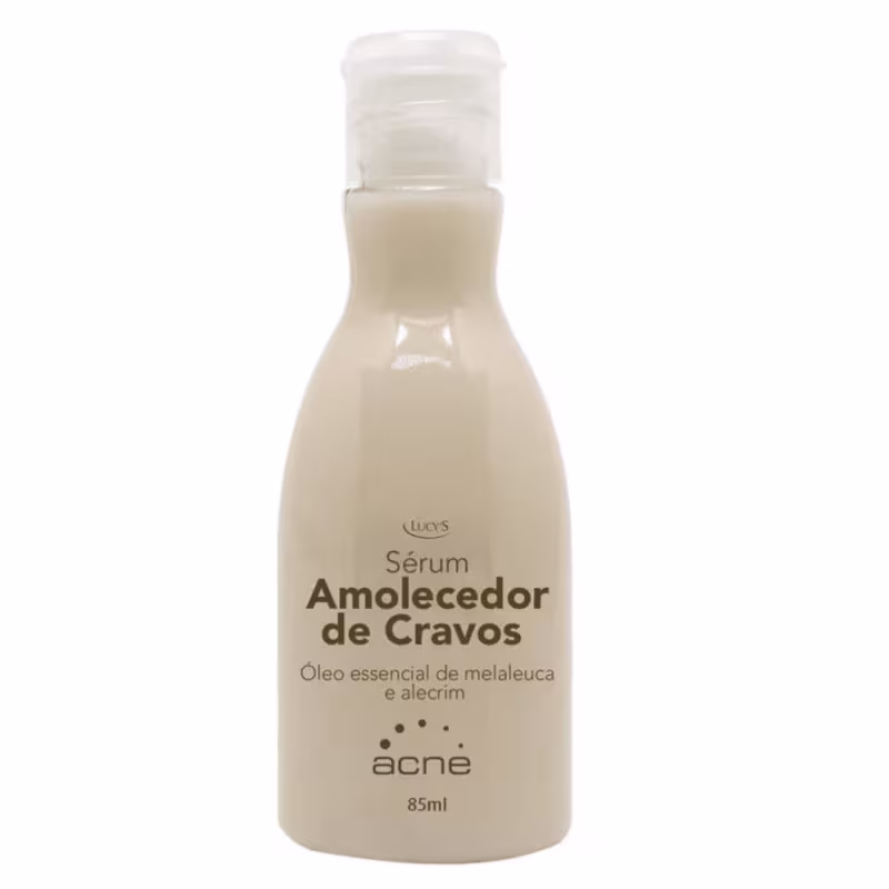 Sérum Amolecedor de Cravos - Com óleo essencial de Melaleuca e Alecrim - 85ml Lucy's