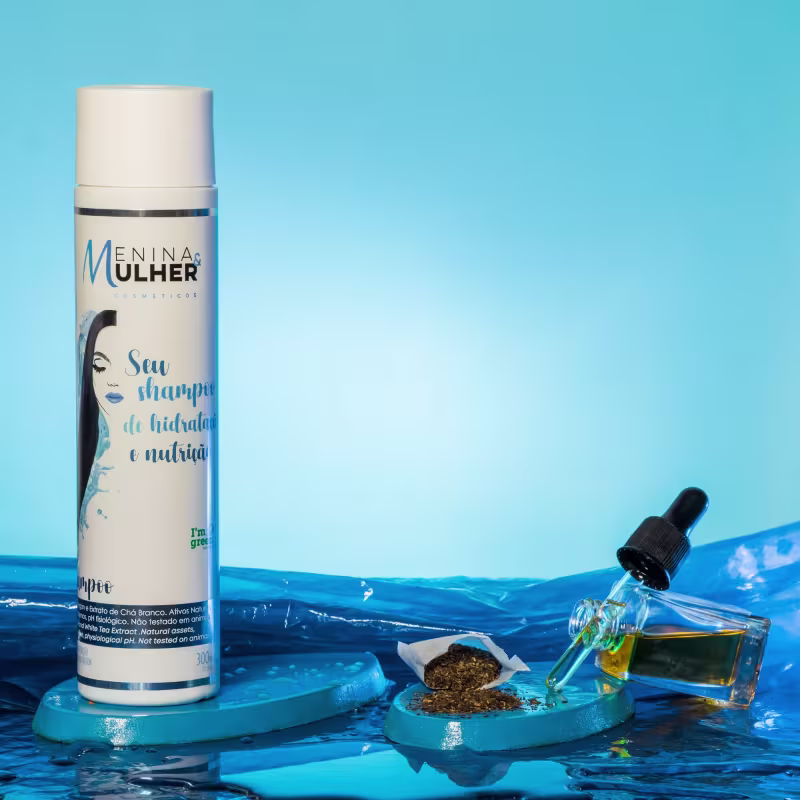 Menina & Mulher Cosméticos Hidratação e Nutrição - Shampoo 300ml