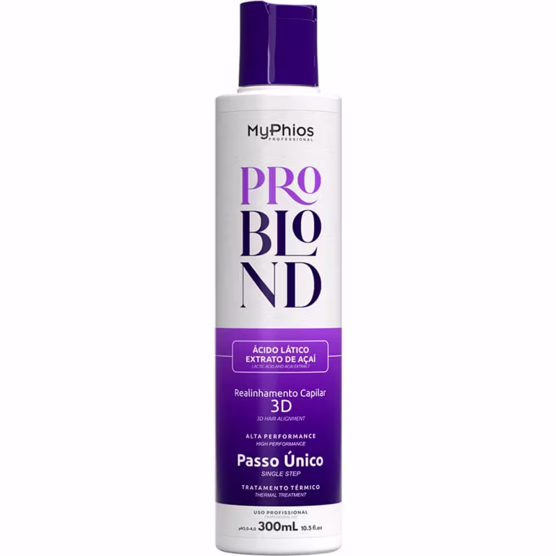 MyPhios ProBlond - Escova Progressiva 3D Sem Formol Passo Único 300ml