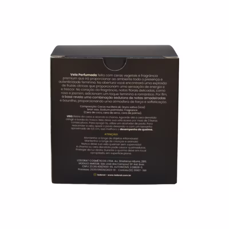Vela Perfumada Fascination - Talita Dal Bó - Impact - 180 g
