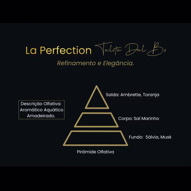 Vela Perfumada La Perfection - Talita Dal Bó - Impact - 180 g