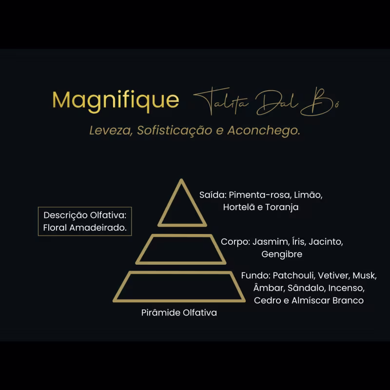 Vela Perfumada Magnifique - Talita Dal Bó - Impact - 180 g