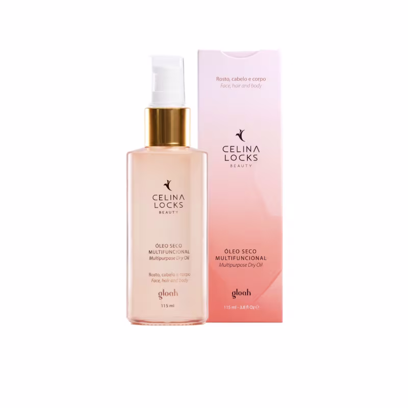 Óleo Multifuncional Celina Locks Beauty Gloah, 115ml.