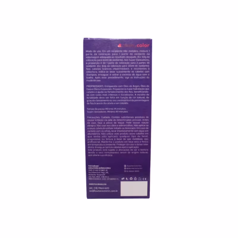 Tinta Allergycolor Antialérgica 6.7 - Baume Kit Com 3