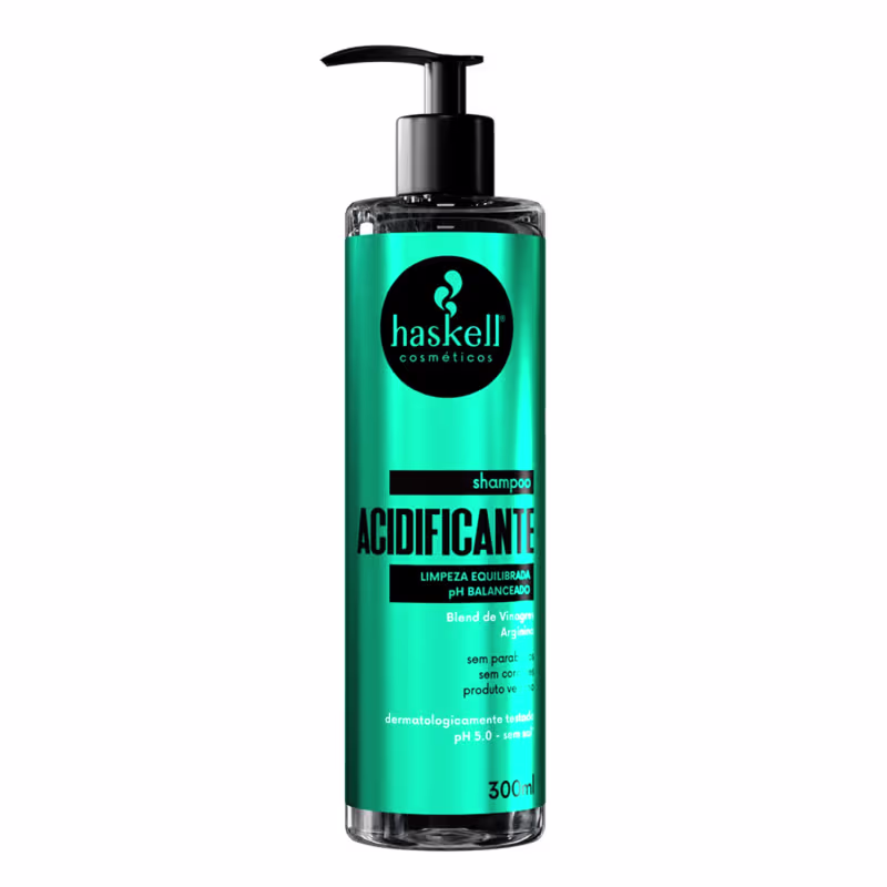 Shampoo Acidificante Haskell Limpeza e Equilíbrio, 300ml.