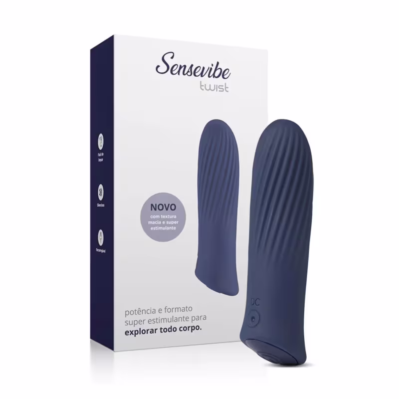Cápsula Vibratória Recarregável Sensevibe Twist