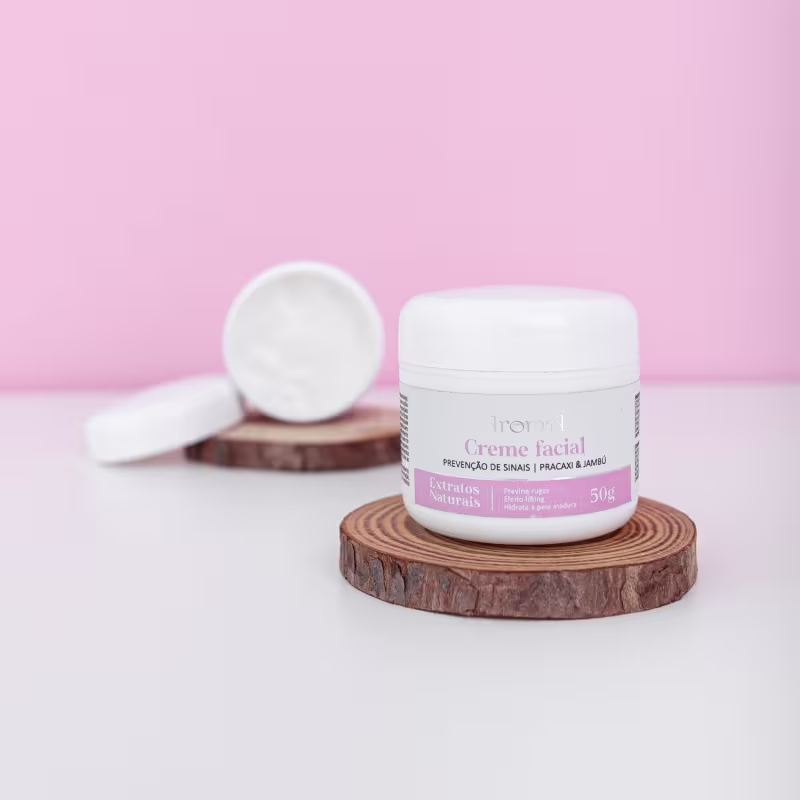 Kit Facial Creme Hidratante Rápida Absorção + Antissinais Aromá