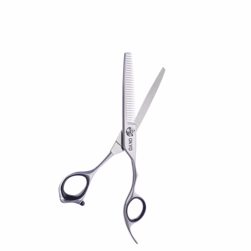OKYO Creare C-A60-B - Tesoura de Acabamento 6,0"