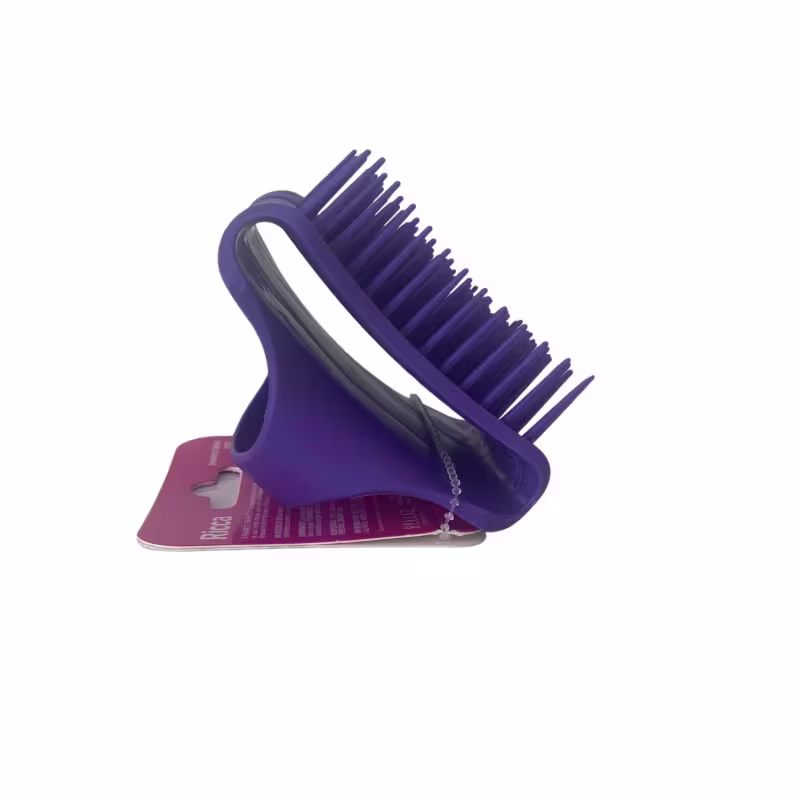 Massageador de Couro Cabeludo Shampoo Brush Flex, da marca Ricca.