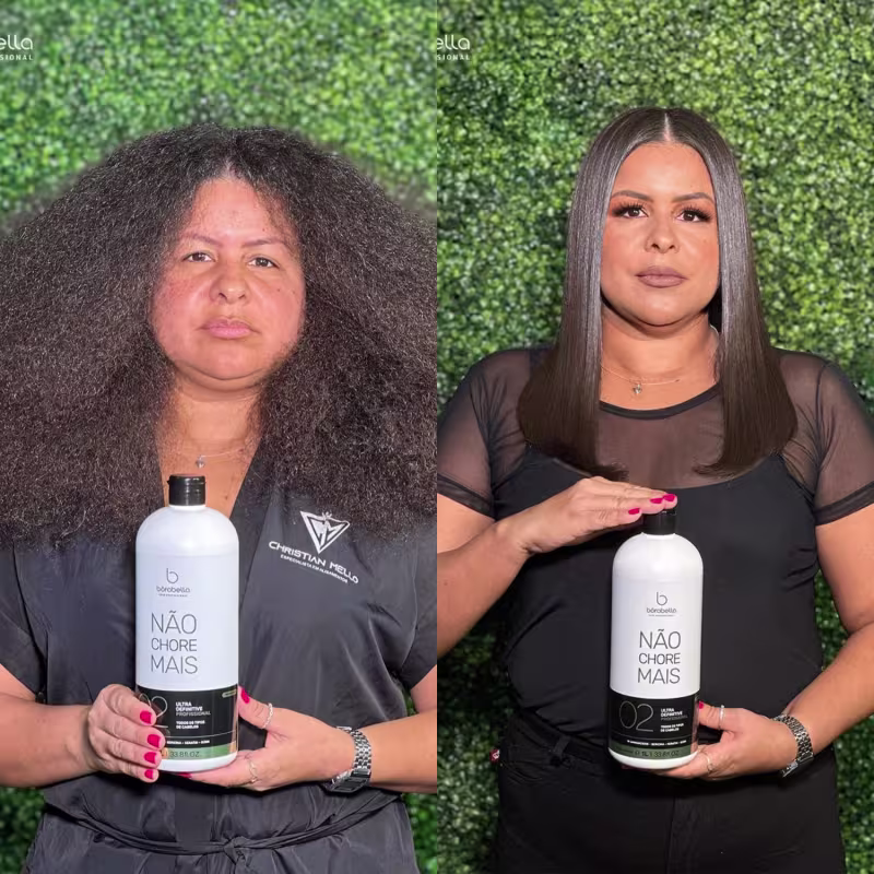 Kit Borabella Não Chore Mais 2x1L + Sachês/Touca de Cetim