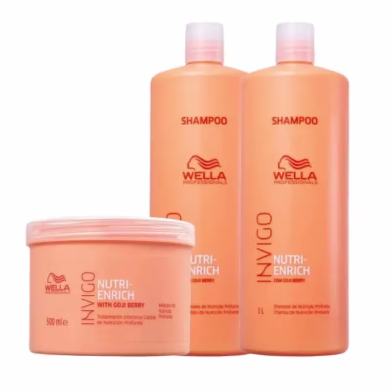 Kit Wella Professionals Invigo Nutri-Enrich Trio Salon Care (3 Produtos)