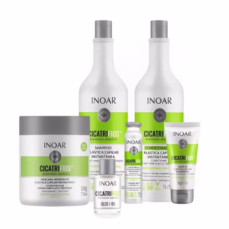 Inoar Cicatrifios Plástica Capilar 6 Produtos