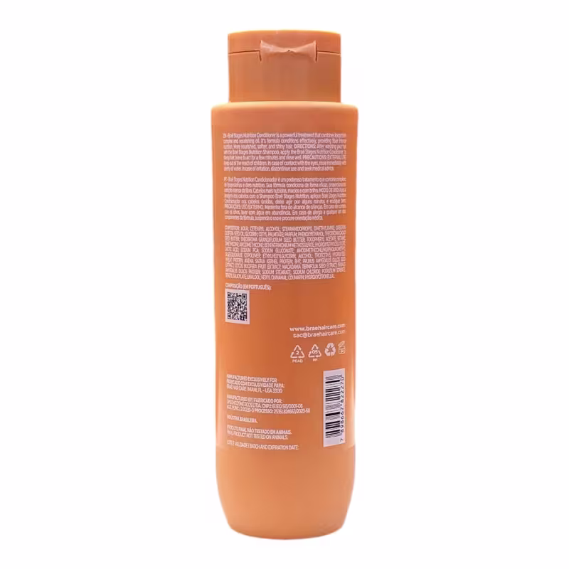 Kit Braé Stages Nutrition - Shampoo 250ml + Máscara 200g + Treatment Cream Leave-In 200g